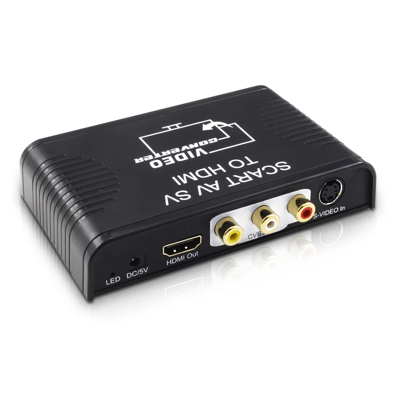 S-Video Composto AV Scart para - Scart To Hdmi avaliação e preço