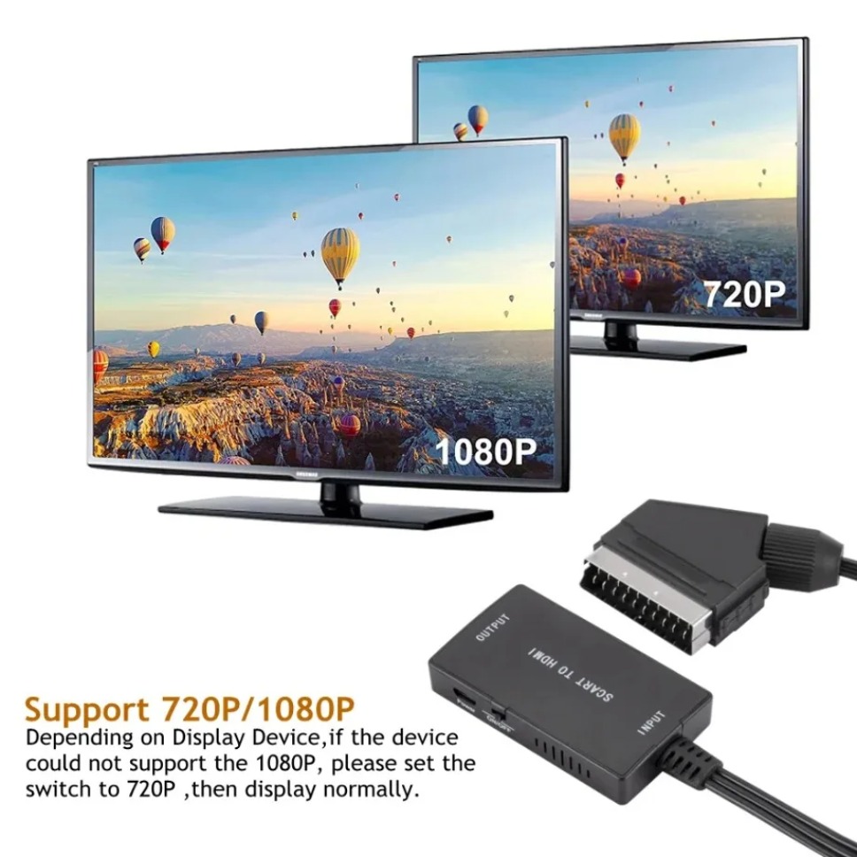 Hd1080p scart para hdmi-conver - Scart To Hdmi avaliação e preço